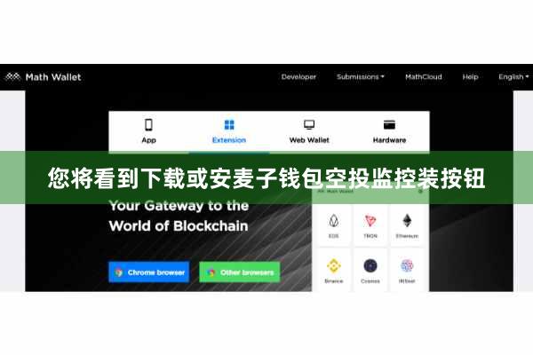您将看到下载或安麦子钱包空投监控装按钮