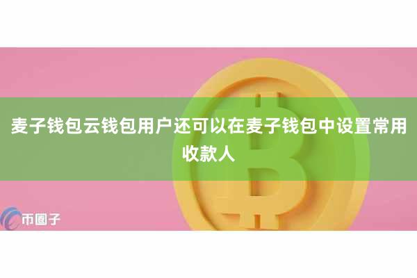 麦子钱包云钱包用户还可以在麦子钱包中设置常用收款人
