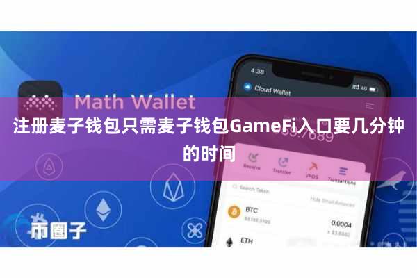 注册麦子钱包只需麦子钱包GameFi入口要几分钟的时间